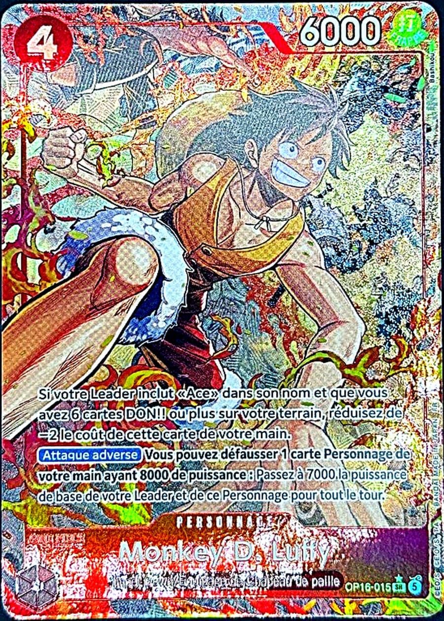 Monkey D. Luffy (One Piece) dans un boîtier NFCertify